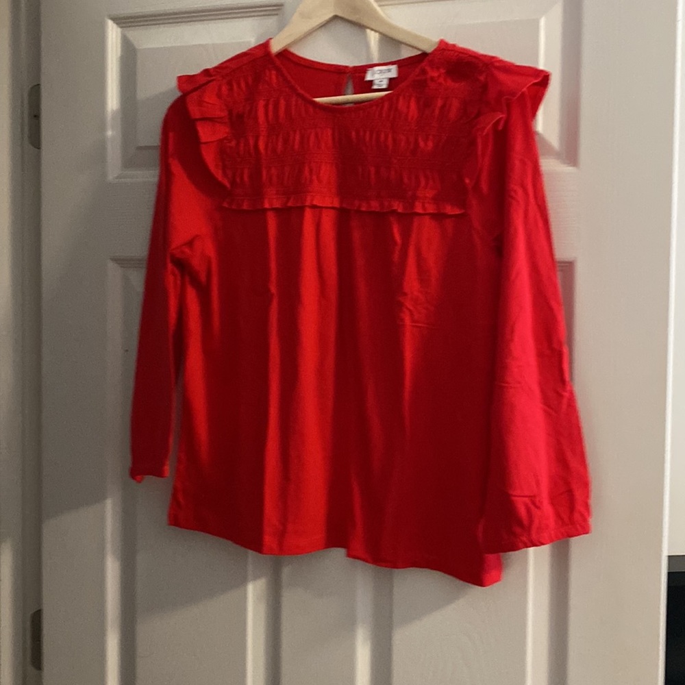 NWT! J Crew smocked top. - Picture 2 of 9